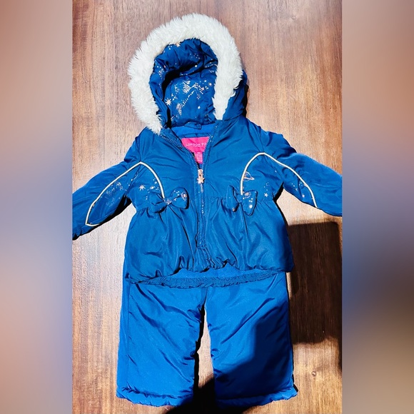 London Fog Snowsuit with Snowbib and Puffer Jacket 18m - Picture 2 of 8